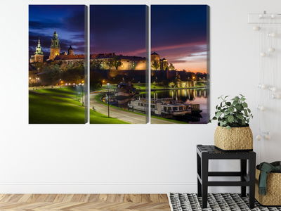 Ljuddämpande tavla - Wawel royal castle at sunrise