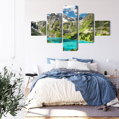 Ljuddämpande tavla - Crystalline lake