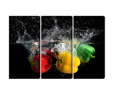 Ljuddämpande tavla - Peppers in the water