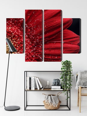 Ljuddämpande tavla - Flower petals on a macro