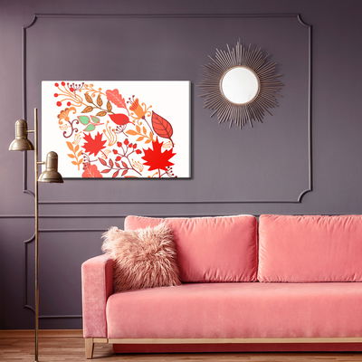 Ljuddämpande tavla - Colorful autumn leaves