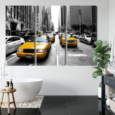 Ljuddämpande tavla - Taxis in New York