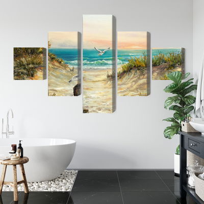 Ljuddämpande tavla - Painted sand dunes