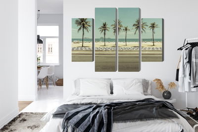 Ljuddämpande tavla - Palm trees on the ipanema