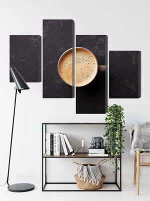 Ljuddämpande tavla - A cup of fresh coffee