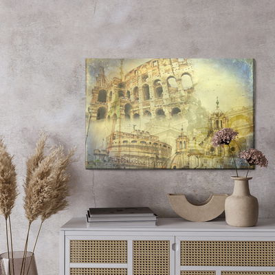 Ljuddämpande tavla - Rome in vintage style