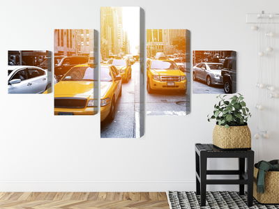 Ljuddämpande tavla - Taxi in the sunshine nyc