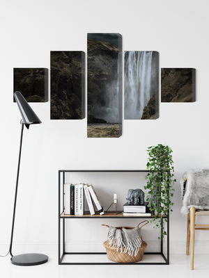 Ljuddämpande tavla - The majestic skogafoss