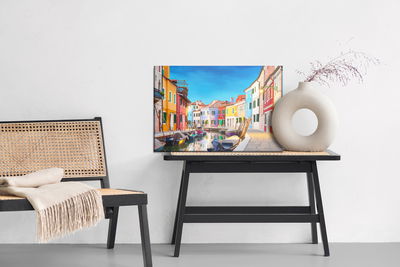 Ljuddämpande tavla - Colorful buildings of venice