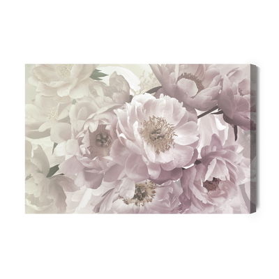 Ljuddämpande tavla - Nature with peony roses