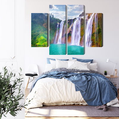 Ljuddämpande tavla - The waterfall in luoping