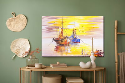 Ljuddämpande tavla - Venetian ships