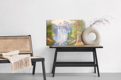 Ljuddämpande tavla - A waterfall in the mountains