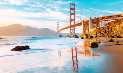 Ljuddämpande tavla - The Golden Gate bridge