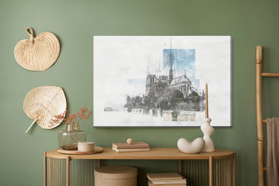 Ljuddämpande tavla - Notre dame cathedral, Paris