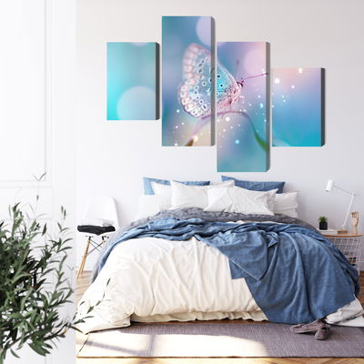 Ljuddämpande tavla - A delicate butterfly