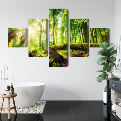 Ljuddämpande tavla - Rays of the sun in the 3d