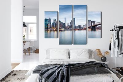 Ljuddämpande tavla - Panoramic view of the city