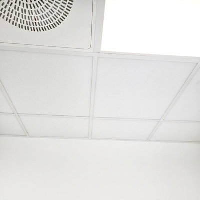 SilentDirect PES 592x592 asennettuna alakattoon lähellä ilmanvaihtolaitetta