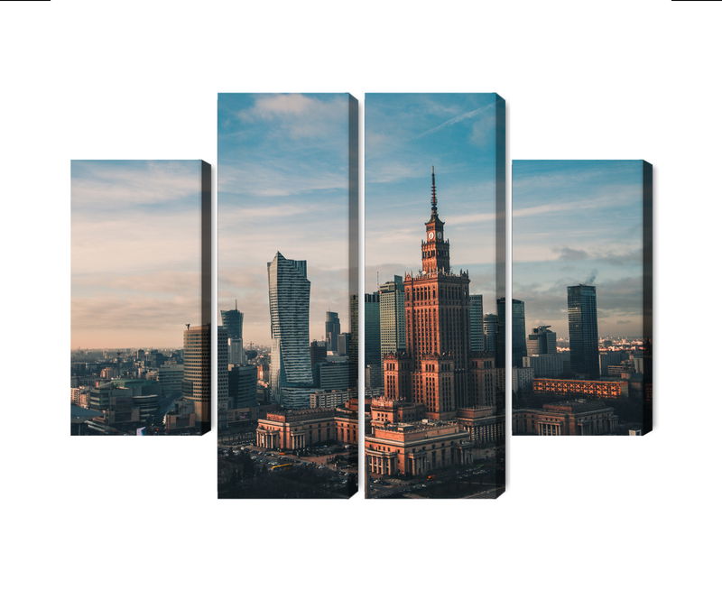 Ljuddämpande tavla - Warsaw and the view