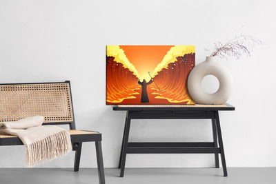 Ljuddämpande tavla - The miracle at the red sea