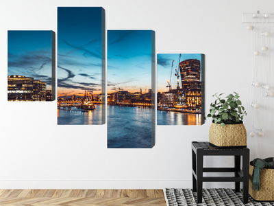 Ljuddämpande tavla - River thames in great britain