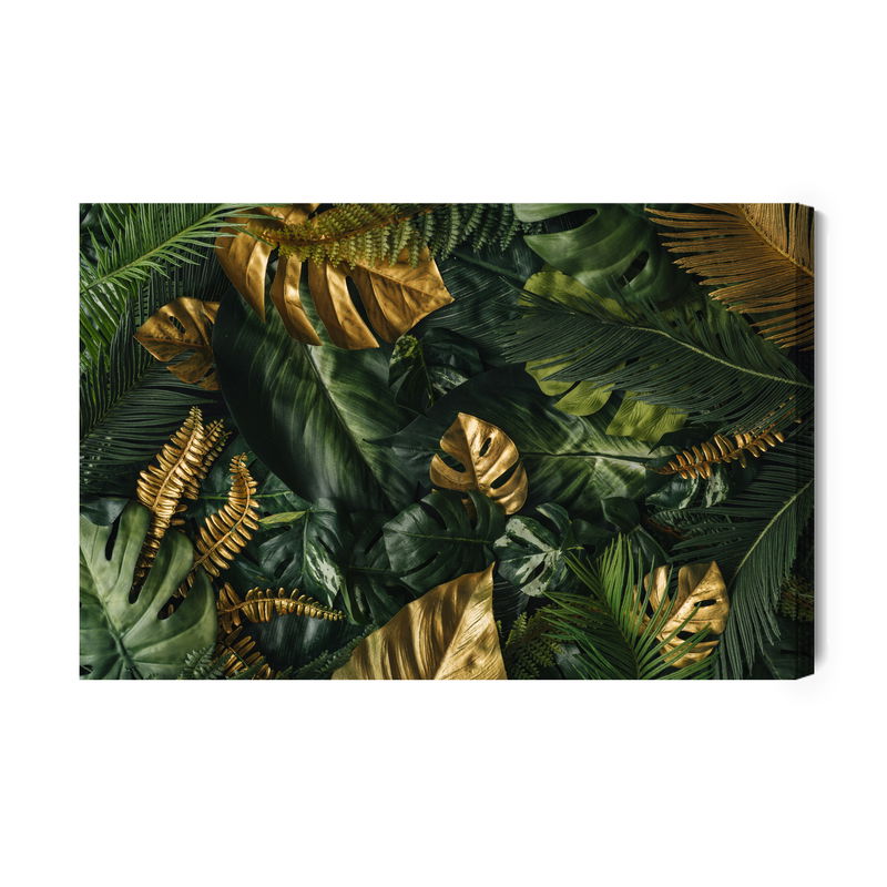 Ljuddämpande tavla - Colourful mixture of leaves