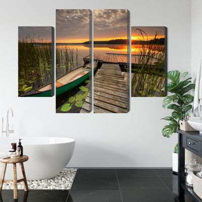 Ljuddämpande tavla - Summer sunrise