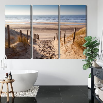 Ljuddämpande tavla - Sandy path to the north sea