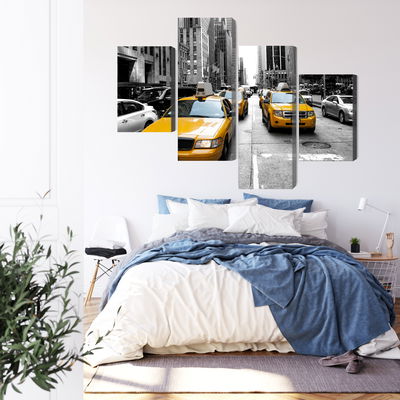 Ljuddämpande tavla - Taxis in New York