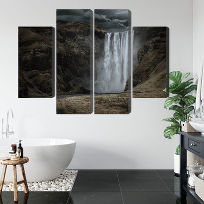 Ljuddämpande tavla - The majestic skogafoss