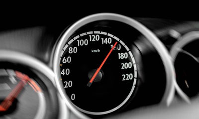 Ljuddämpande tavla - Car speedometer