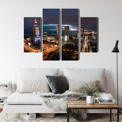 Ljuddämpande tavla - Panorama of the center