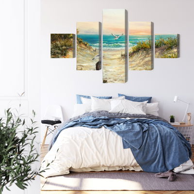 Ljuddämpande tavla - Painted sand dunes