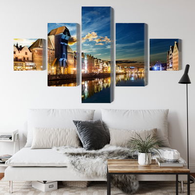 Ljuddämpande tavla - The gdansk wharf