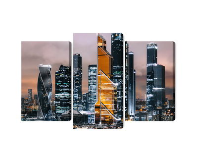 Ljuddämpande tavla - Panorama of moscow city