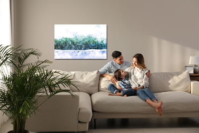 Ljuddämpande tavla - Abstract forest - watercolour