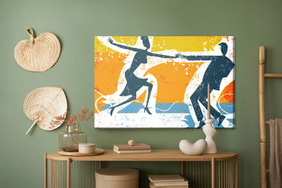 Ljuddämpande tavla - Dancing couple