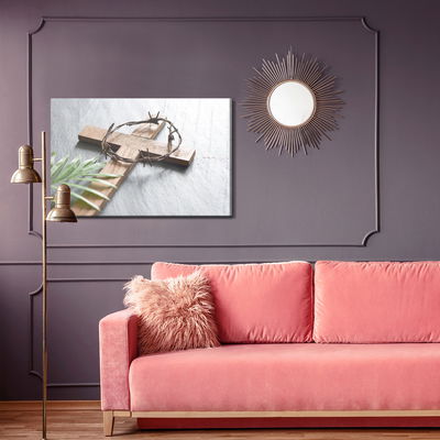 Ljuddämpande tavla - Easter wooden cross