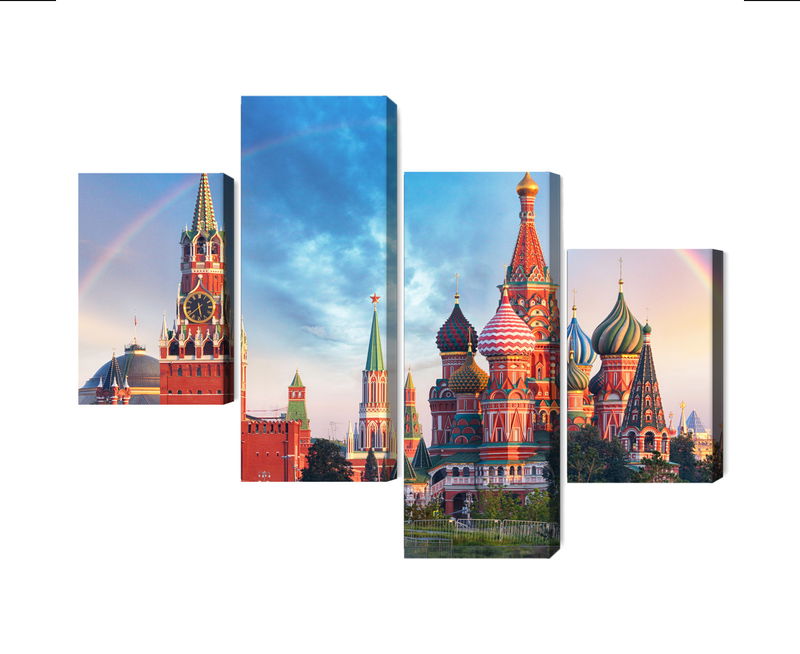 Ljuddämpande tavla - Panorama of the red square