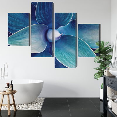 Ljuddämpande tavla - Top view of the plant