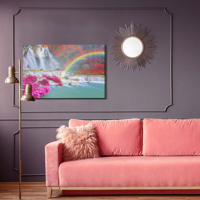 Ljuddämpande tavla - Kuang si waterfall in laos