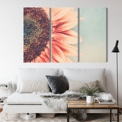 Ljuddämpande tavla - Blooming sunflower