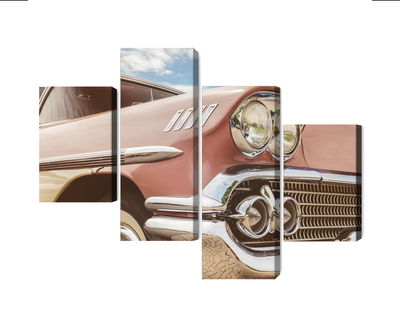 Ljuddämpande tavla - American car from the 1950s