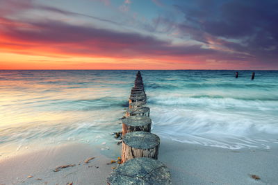 Ljuddämpande tavla - Beautiful sunset over