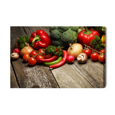 Ljuddämpande tavla - Vegetables for lunch