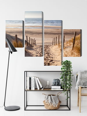 Ljuddämpande tavla - Sandy path to the north sea