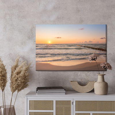 Ljuddämpande tavla - Low tide on the baltic sea