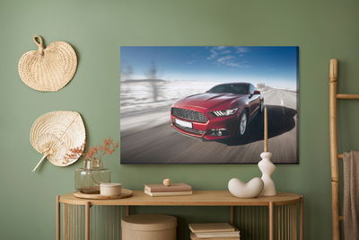 Ljuddämpande tavla - The car in motion