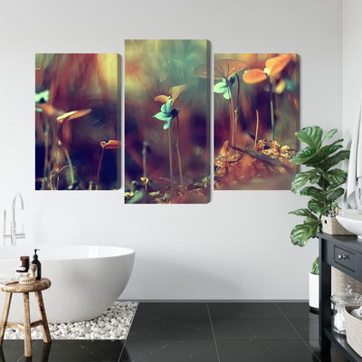 Ljuddämpande tavla - Delicate plants on a macro